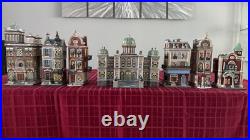 Used Christmas in the City Village hand-painted in good condition
