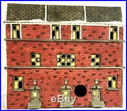 Used Dept 56 Christmas in The City Sutton Place Brownstones Retired 59617 Mint