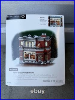 VINTAGE Department 56 Christmas in the City Harley-Davidson Dealership 56.59202