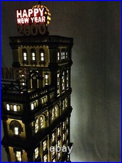 VTG 1999 Department 56 The Times Tower Special Edition 2000 Gift Set free ship