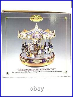 Very Rare Mr. Christmas Gold Label The Carousel Millennium Edition Plays 30 Song