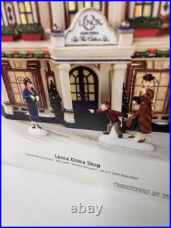 Vintage 2006 Department 56 Lenox China Shop #59263 Christmas In The City Tested