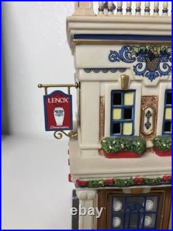 Vintage 2006 Department 56 Lenox China Shop #59263 Christmas In The City Tested