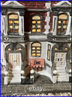 Vintage Department 56 Sutton Place Brownstones Christmas in the City 5961-7