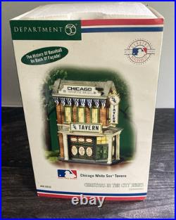 Vintage Dept 56 Chicago White Sox Tavern Christmas in the City Series READ