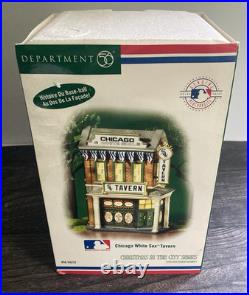 Vintage Dept 56 Chicago White Sox Tavern Christmas in the City Series READ