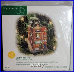 Vintage Dept 56 Christmas In The City/snow Village Lighted Ornaments (new)