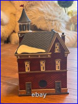 Vintage Dept 56 Christmas in the City 1995 Brighton School Building in Box