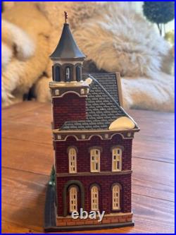 Vintage Dept 56 Christmas in the City 1995 Brighton School Building in Box