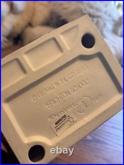 Vintage Dept 56 Christmas in the City 1995 Brighton School Building in Box