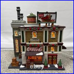 Vintage Dept 56 Coca-Cola Bottling Company Christmas In The City 59258 Rare