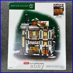 Vintage Dept 56 Coca-Cola Bottling Company Christmas In The City 59258 Rare