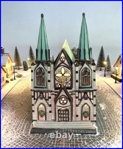 Vintage Dept. 56 THE CATHEDRAL Heritage Village Christmas in the City Series Box