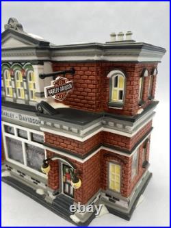Vtg 2003 Department 56 Christmas In The City Harley-Davidson City Dealership Vtg 2003 Department 56 Christmas In The City Harley-Davidson City Dealership