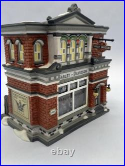 Vtg 2003 Department 56 Christmas In The City Harley-Davidson City Dealership Vtg 2003 Department 56 Christmas In The City Harley-Davidson City Dealership