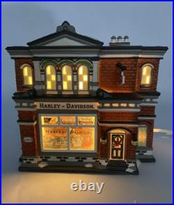 Vtg 2003 Department 56 Christmas In The City Harley-Davidson City Dealership Vtg 2003 Department 56 Christmas In The City Harley-Davidson City Dealership