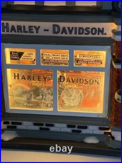 Vtg 2003 Department 56 Christmas In The City Harley-Davidson City Dealership Vtg 2003 Department 56 Christmas In The City Harley-Davidson City Dealership
