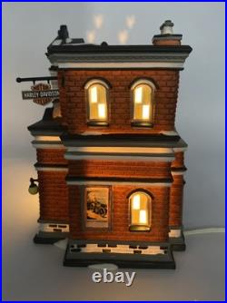 Vtg 2003 Department 56 Christmas In The City Harley-Davidson City Dealership Vtg 2003 Department 56 Christmas In The City Harley-Davidson City Dealership