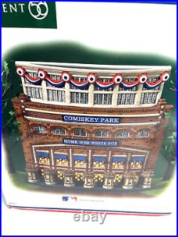 Vtg dept 56 box christmas in the city Old Comiskey Park Baseball MLB 220