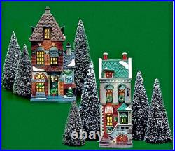 WEST VILLAGE SHOPS #58807 DEPT 56 SPRING ST COFFEE HOUSE and POTTER'S TEA SELLER