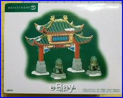 Welcome To Chinatown Dept 56 Christmas In The City Series #807253 NEW! Rare